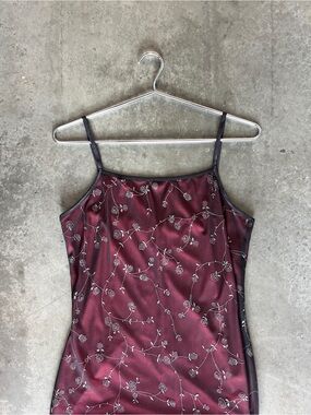 Vintage 90s Whimsigoth Sleeveless Slip Dress